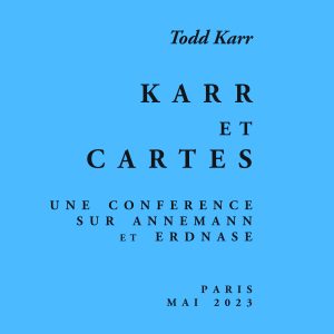 Karr et Cartes 2023 Lecture Notes in French
